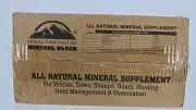 100% Natural Himalayan Rock Deer Salt Block - Animal Licking Mineral Salt Block