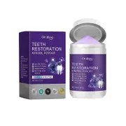 unbrand Teeth Restoration Mineral Powder, Mineral Tooth Powder, Mineral Powder For Oral and Teeth Care, Effective in Strengthening Teeth and Gums 1Pcs