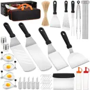 Blackstone Griddle Accessories Kit, 141PCS Stainless Steel Grilling Accessori...