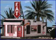 BLAIR LINE 1/87 HO Scale FRED & RED'S HAMBURGERS Cafe Laser-Cut Wood Kit 184-190