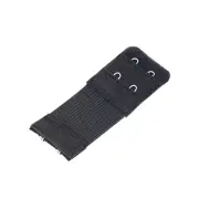 Bra Extender 2 Hook Elastic Extension Strap Plus Size Clip On Maternity Black 1X
