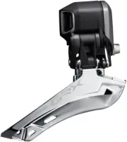 Shimano GRX FD-RX815-F 2 x 11 Speed Di2 Braze-On Front Derailleur, 50t max Chain