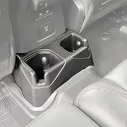Wocch for Jeep JL Rear Cup Holder Back Seat Floor Console Mount Dual Drinks Water Bottle Beverage Holder for Jeep Wrangler JL and Gladiator JT 2018-2023