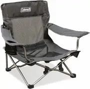 Coleman 1218360 Quad Deluxe Mesh Event Chair, Grey
