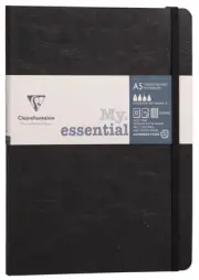 Age Bag My Essential Notebook A5 Dotted Black