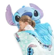 Disney LILO & Stitch Palm Smiles Roll Up Slumber Sleeping Bag W/ Pillow Nap Mat
