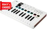 Arturia MiniLab 3 White MIDI Controller 25 Slim Keys RGB Pads USB C DAW Ready