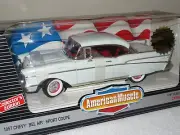 1957 CHEVROLET CHEVY BEL AIR WHITE ERTL 1:18 LIMITED EDITION ONLY 2500 PRODUCED