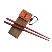 Portable Travel Chopsticks Reusable Camping Chopstick Tableware Set With Bag