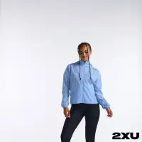 在飛比找momo購物網優惠-【2XU】女 Aero風衣外套(藍/反光紫)