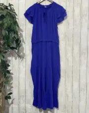 Old Navy Ruffled Short Sleeve Layered Maxi size L