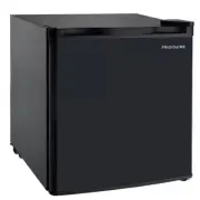 1.6cu.ft.Office Dorm Black Reversible Adjustable Door Mini Fridge With Freezer