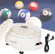 Billiard Polishing Machine, Electric Pool Ball Polisher Cue Care Machine,Ball Cleaning and Club Polishing Tip Polishing,Ball Washing Machine for Billiard Sets Snooker Sets(22balls)