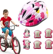 Protective Gear Set for Kids - Roller Skating Knee Pad Elbow Pad Set,Adjustable Child Protection, Skateboard Accessories for Inline Skating, Cycling, Rollerblading