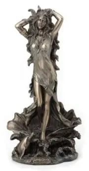 11.5 Inch Aphrodite Rising from The Sea Greek Roman GoddessAntique Bronze Finish
