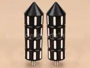 Black Cut Spike Gear Shift Lever Shifter Peg Fit for Harley Fatboy Electra Glide