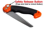 10.5-Inch Open Length Folding Mini Camping/Pruning Saw, Tripe Teeth Saw Blade