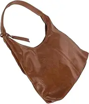 [BESTYASH] Extra Large Crossbody Bag Beach Tote Bag Pockets Suede Handbags for Women Fashionable Retro Suede