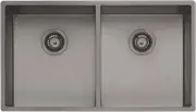 Oliveri Spectra Double Bowl Gunmetal Sink