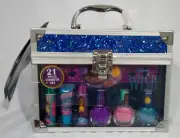 Disney Wish Makeup Set In Train Case 21 Piece Cosmetic Set Asha Ages 3+