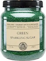 India Tree Emerald City Green Sparkling Sugar, 3.4 lb (Pack of 2)