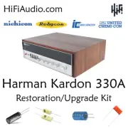 Harman Kardon 330A receiver restoration kit service recap capacitor rebuild