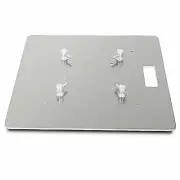 MR TRUSS BP2424 Universal Aluminum Base Plate 24" x 24" for 12" Square Truss