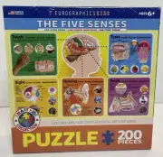 Eurographics Kids Easy Jigsaw Puzzle The Five Senses 200 pieces NEW Sealed