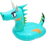 ERINGOGO Portable Inflatable Dragon Floating Bed Swimming Mat Ideal for Summer Fun