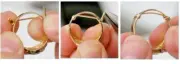 ring guard sizer lock create fit custom 2pc 1 yellow 1 silver gold repair L New