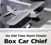 BOX CAR CHIEF REALLY BIG PLAN to Build 1947 OLD TIME UC STUNT Model Airplane