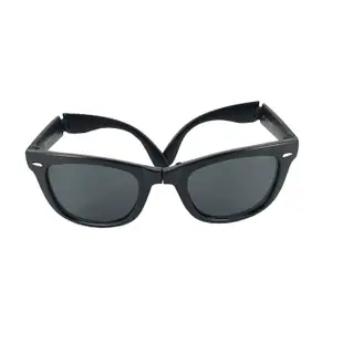 caroline 墨鏡 2021 附圓形眼鏡盒 便攜式可折疊太陽眼鏡 鉚釘新款 掌上時尚米釘墨鏡 73705