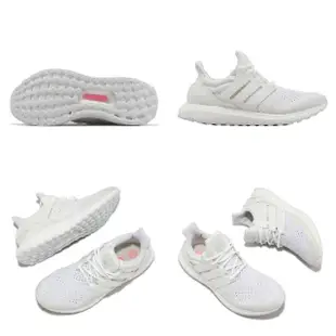 【adidas 愛迪達】慢跑鞋 Ultraboost 1.0 W 女鞋 白 全白 緩震 馬牌輪胎大底 襪套式 愛迪達(ID9632)