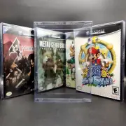 20 x GAME CUBE [US] box Clear Plastic Case Box Protectors Custom NEW GC gamecube