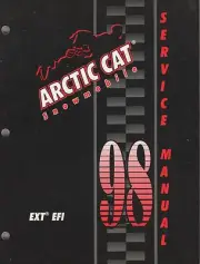 1998 ARCTIC CAT SNOWMOBILE EXT EFI P/N 2255-720 SERVICE MANUAL (090)