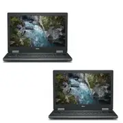 Bulk of 2x Dell 7540 15" 4K Laptop i7-9850H 6-Core 2.6GHz 512GB 32GB RAM RTX 3000 - Refurbished (Grade A)