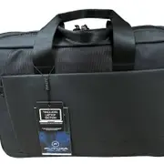 15" Futura Laptop Computer Bag Travel Work Messenger Bag w/USB Port Black