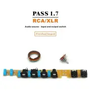 PASS 1.7 RCA/XLR Audio Source Input And Output Switch Board Kit/Finished Board