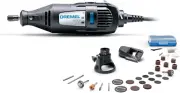 Dremel 200 Rotary Tool 125 W Multi Tool Kit (2 Attachments, 30 Accessories, T...