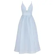 [ZIMMERMANN] Illuminate V Neck Midi Dress