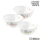 【美國康寧 CORELLE】春漾花朵3件式韓式湯碗組(C03)