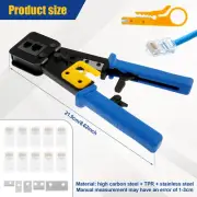 RJ45 Crimp Tool Professional Ethernet Crimper Reusable Sturdy Carbon Steel guprA