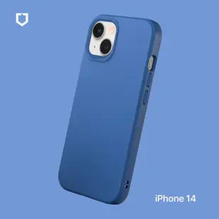 RHINOSHIELD 犀牛盾 iPhone 14 6.1吋 SolidSuit 經典防摔背蓋手機保護殼-經典款深海藍
