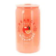Candle SOY Coke Jar 365g Orange