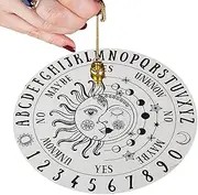 Pendulum Board for Divination, Metaphysical Message Board for Divination, Pendulum Board for Witchcraft Wiccan Altar Supplies, Beginner Witchcraft Supply Kot-au