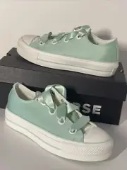 Converse Shoes Women Sz 9 Aloe Green Chuck Taylor All Star Lift Platform Matte