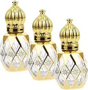 Vaguelly Roll Perfume Bottles Set Pcs Empty Essential Oil Bottles Travel Size Refillable Glass Perfume Containers