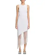 Sandro Fringed Crochet Maxi Dress