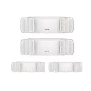 SPECTSUN 4 Packs Emergency Lights, Adjustable Square Head Emergency Led Exit ...
