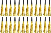 24 Pieces Gold Noise Makers for Adults Kids Party Horns and Blowers Noisemakers